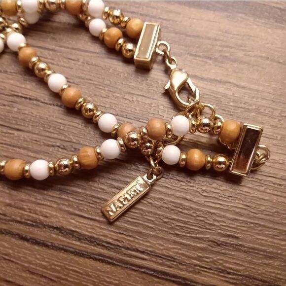 18kt gp Napier vintage two‎ layered bead ne… - Picture 3 of 4